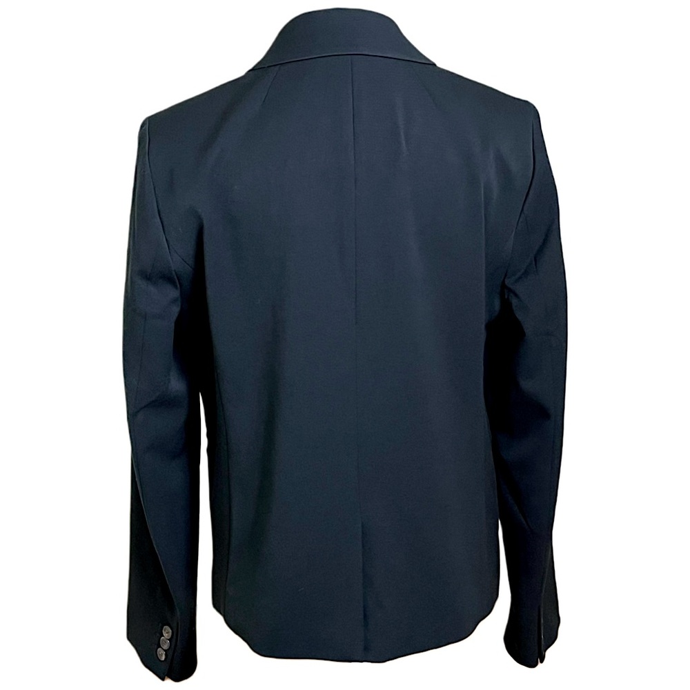 J. Crew Schoolboy Black Blazer Women’s Size L Poly Blend Office Preppy - Picture 5 of 11